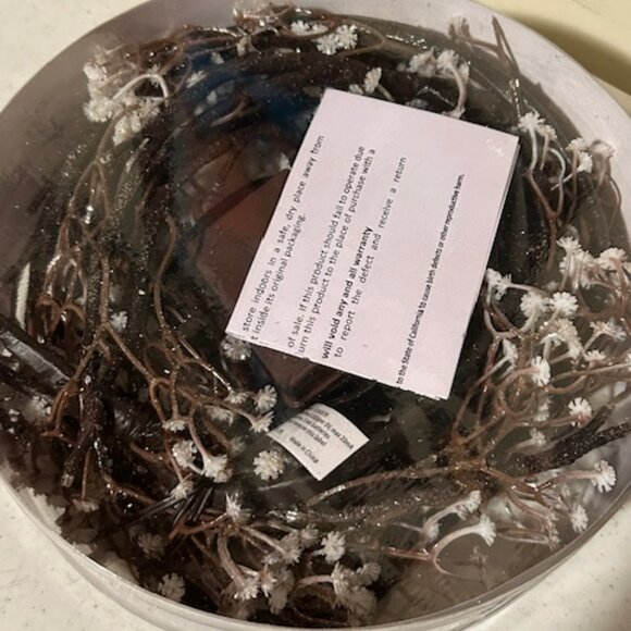 Baby's Breath Lighted Garland -Battery Operated with Timer - SALE - Picture 6 of 7